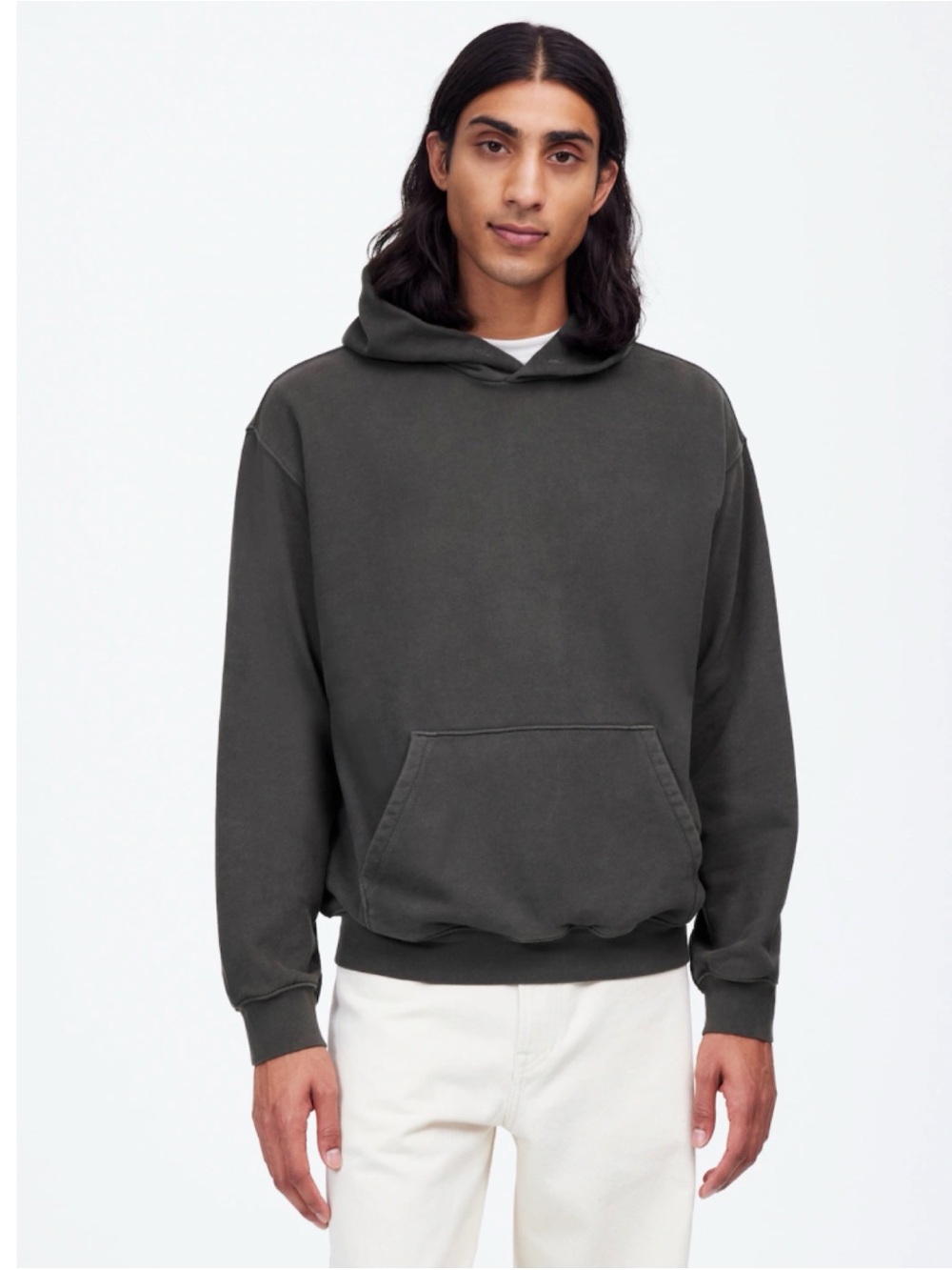 Madewell The McCarren Hoodie Coal Gray Men’s XXL 2XL NWT French Terry Pullover